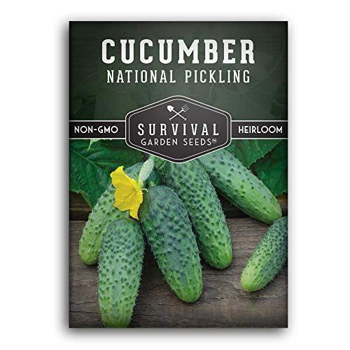 Survival Garden Seeds  National Pickling Cucumber Seed for Planting  Packet with Instructions to Plant and Grow Your Home Vegetable Garden  NonGMO Heirloom Variety