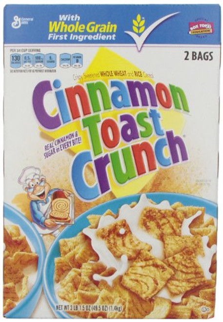General Mills Toast Crunch Cereal Cinnamon 49 5 Ounce General Mills Toast Crunch Cereal Cinnamon 49 5 Ounce