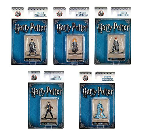 Harry Potter Nano Metalfigs DieCast Mini Figures Set of 5 Year 1 Hermione Granger Ron Weasley Year 7 Voldemort Harry Potter Nano Metalfigs DieCast Mini Figures Set of 5 Year 1 Hermione Granger Ron Weasley Year 7 Voldemort