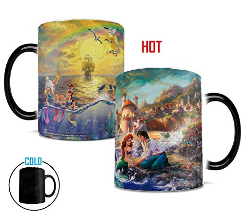 Disney  Little Mermaid  Rainbow  One 11 oz Morphing Mugs Color Changing Heat Sensitive Ceramic Mug  Image Revealed When HOT Liquid Is Added