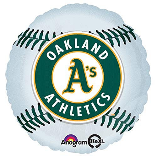 Anagram MLB Oakland Athletics Baseball Team Foil Balloon 18  Multicolored