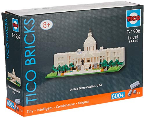 TICO Mini Bricks Landmark Series United States Capitol  T1506  Building Block Set