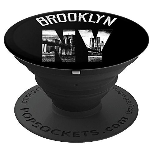 Brooklyn NY New York Skyline PopSockets Grip and Stand for Phones and Tablets