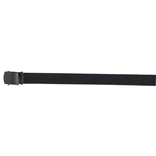 Fox Outdoor Products Black Metal Roller Web Belt Black 44