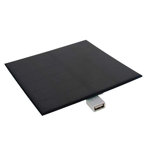 Fielect 1Pcs 6V 3W Small Solar Panel Module Portable Power Polysilicon DIY for Toys Charger 145mmx145mm