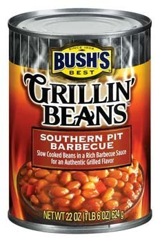 Bush s Best Grillin  Beans Southern Pit Barbecue 22oz Can Pack of 6