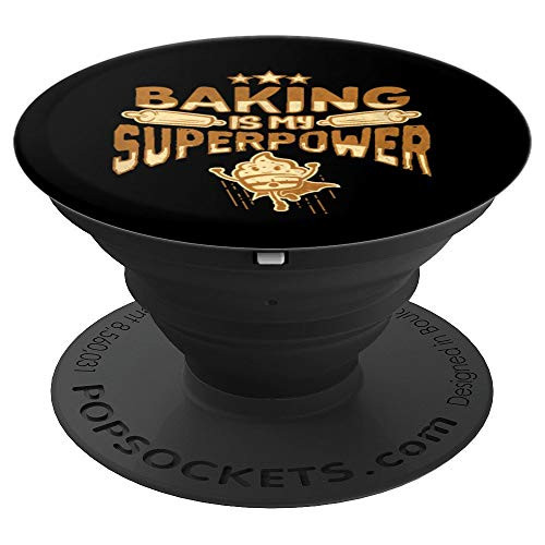 Cake Baking Cupcake Bakers Pastry Chef PopSockets Grip and Stand for Phones and Tablets