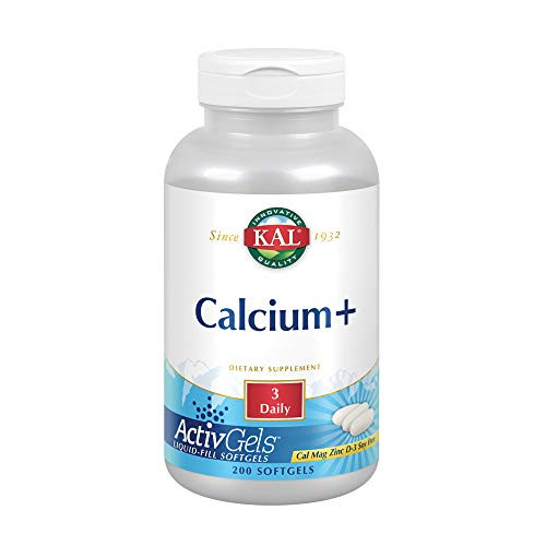 KAL Calcium Plus Tablets 1000 mg 200 Count
