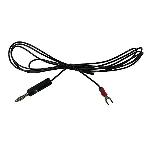 Custom Ground Wire Plug Plated 4 Feet Long FOR Technics Turntable SL- Models + SL-B92, B250, B921A ?SL-BD1, BD2, BD21, BD35, SL-BD3 ?SL-D93, D250U SL-DD2 SL-DL5 ?SL-6, SL-11, SL-L1,