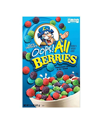 Cap n Crunch s Oops All Berries Cereal 15 4 Oz Set of 2