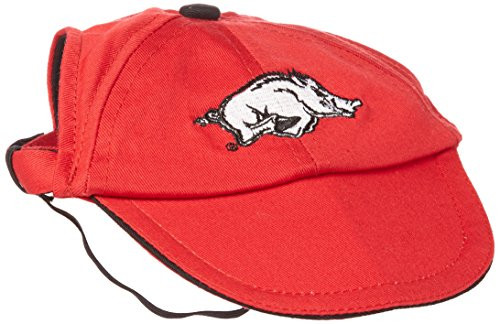Sporty K9 Collegiate Arkansas Razorbacks Dog Cap Large