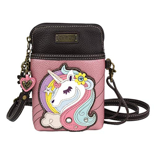 Chala Handbags Unicorn Cellphone Crossbody Handbag  Unicorn Lover Collector
