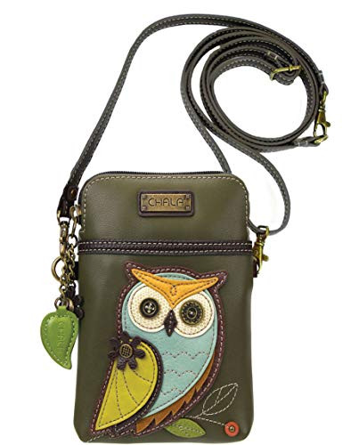 Chala Handbags Owl Gen A Cellphone Crossbody Handbag  Convertible Strap