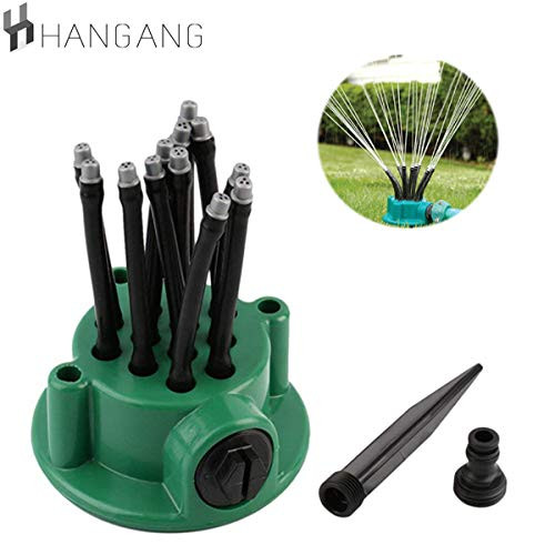 Hangang Lawn Sprinkler - Adjustable Garden and Lawn Sprinkler, Irrigation System, Sprinkler Head, Lawn Sprinkler Rotary Arm Lawn, Syringe Water Sprinkler