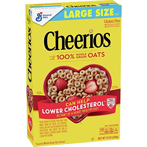 Cheerios Cereal with Whole Grain Oats Gluten Free 12 oz