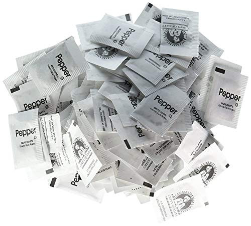 Chef s Quality Individual Pepper Packets  Portable Pepper Packets  OUKosher 1000 Pepper Packets