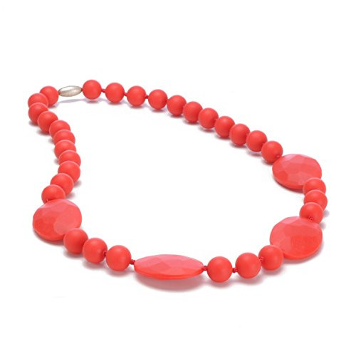 Chewbeads Necklace  Perry  Cherry Red