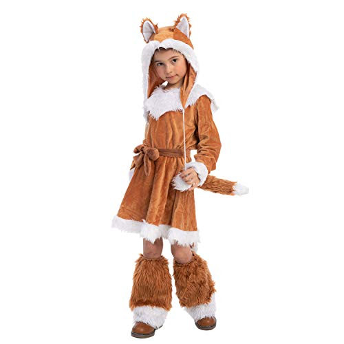 Child Girl Sweet Fox Costume Small 57 yr Brown Child Girl Sweet Fox Costume Small 57 yr Brown