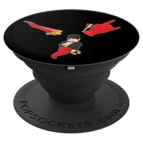 Italian Lucky Charms Scartellato Corna Italian Horn PopSockets Grip and Stand for Phones and Tablets