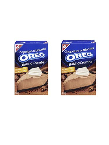 2 Pack Oreo Baking Crumbs 400 Gram/14 10 Ounces Imported from Canada