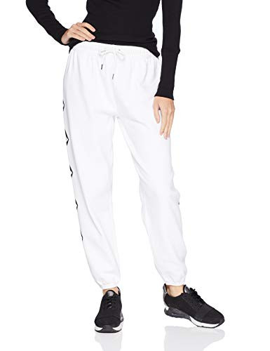 Volcom Junior s Georgia May Jagger 27  Fleece Track Sweatpant White Large