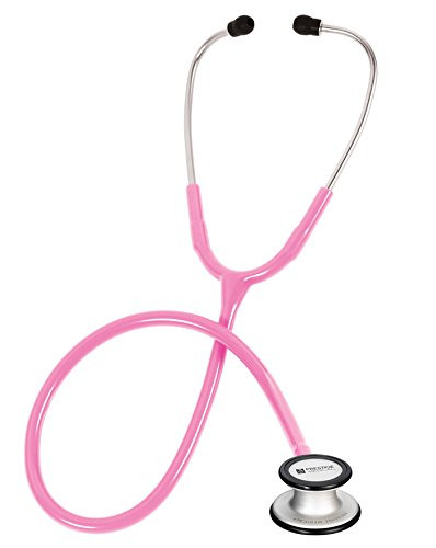 Prestige Medical Clinical Plus Dynamic Range Stethoscope with Clamshell Packaging Hot Pink