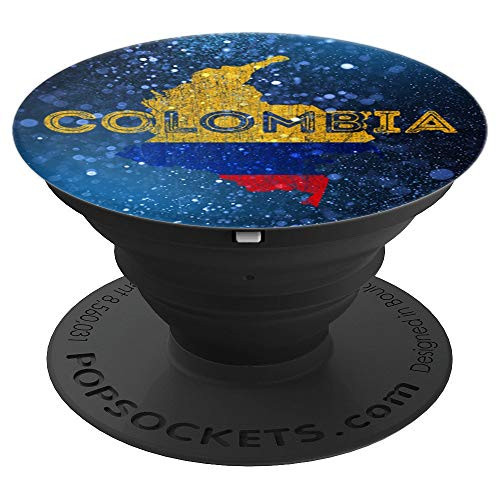 Colombian Map and Flag Souvenir Colombia PopSockets Grip and Stand for Phones and Tablets Colombian Map and Flag Souvenir Colombia PopSockets Grip and Stand for Phones and Tablets