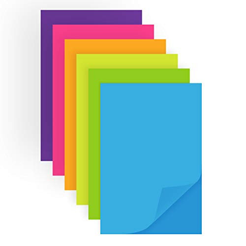 Sticky Notes 4  x 6  SelfStick Notes 6 Bright Color 6 Pads 50 Sheets/Pad