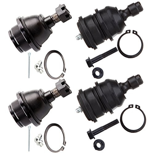 SCITOO 4pcs Suspension Kit Front Lower Ball Joint Front Upper Ball Joint 1998 1999 2000 2001 2002 2003 2004 2005 2006 2007 2008 2009 2010 2011 For Ford Ranger For Mazda B2300 B2500 B3000 B4000