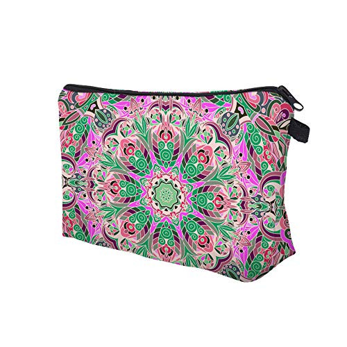 Cosmetic Bag Makeup bags for womenSmall makeup pouch Travel bags for toiletries waterproof Mandala Flowers Cosmetic Bag Makeup bags for womenSmall makeup pouch Travel bags for toiletries waterproof Mandala Flowers
