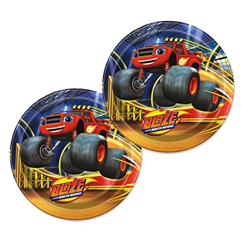 Cedar Crate Market Bundle Blaze and the Monster Machines Dinner Plates, 16ct.