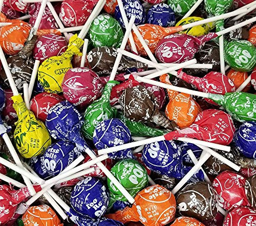 CrazyOutlet Tootsie Pops Bulk Assorted Fruit Flavors Lollipops Hard Candy Pack 2 Lbs