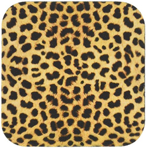 3dRose Cheetah Animal Print Coaster, Soft, Set of 8 3dRose Cheetah Animal Print Coaster, Soft, Set of 8