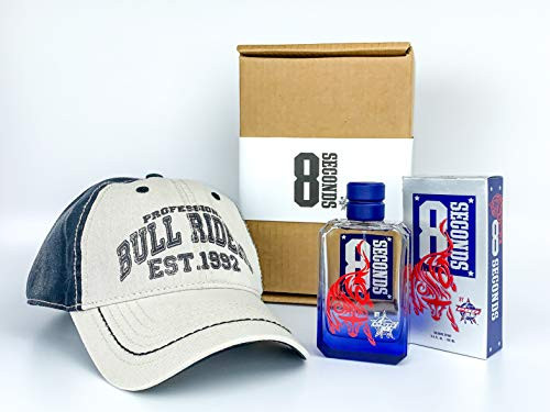 PBR 8 Seconds 2 Piece Holiday Gift Set includes PBR 8 Seconds Cologne 3 4 oz PBR Collegiate Baseball Cap with Velcro Closure Cologne for Cowboys and Bull Riding Fans PBR 8 Seconds 2 Piece Holiday Gift Set includes PBR 8 Seconds Cologne 3 4 oz PBR Collegiate Baseball Cap with Velcro Closure Cologne for Cowboys and Bull Riding Fans