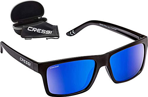Cressi Bahia Floating Black/Black Blue Mirrored Lens