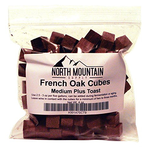 North Mountain Supply French Oak Cubes Medium Plus Toast 4 Ounce