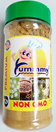 Yummmy Cumin Ground 7 oz jar Kosher certified BPA FREE container