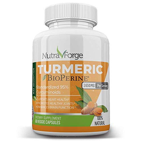 Turmeric Curcumin with BioPerine  1650mg High Absorption  Joint Support 100 Natural AntiInflammatory Antioxidant  AntiAging Supplement