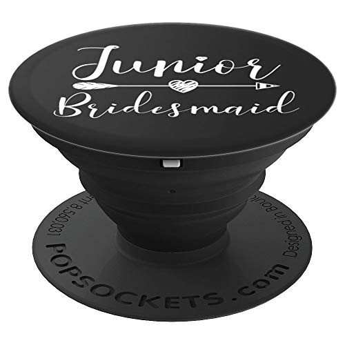 Cute Junior Bridesmaid Bridal Wedding Party Gift PopSockets Grip and Stand for Phones and Tablets