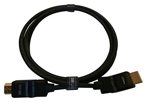 DH Labs Newest HDMI - 4k Compatible 2.0 Meter with Swivel Connector (HDMI-SW 2.0 Meter)