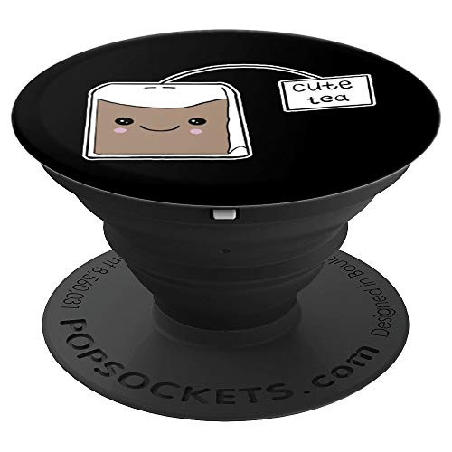 Cute Tea Tea Drinker Tea Bag Funny Tea Lover Gift PopSockets Grip and Stand for Phones and Tablets