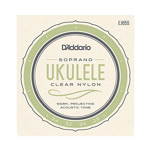 D Addario EJ65S ProArte Custom Extruded Nylon Ukulele Strings Soprano