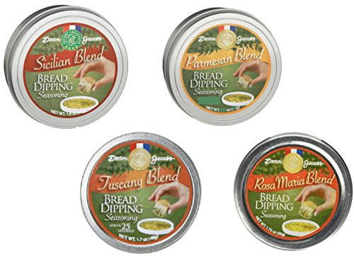 Dean Jacob s Bread Dipping Collection ~ Set of 4 Tins