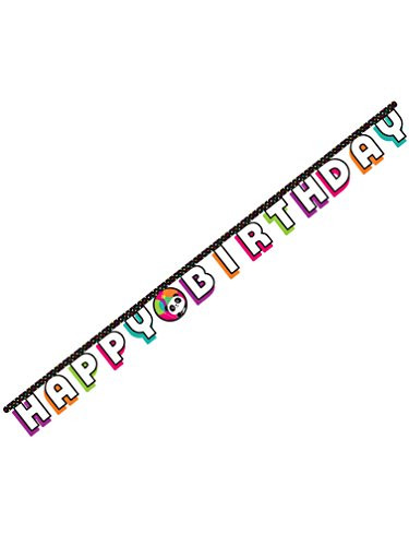Creative Converting Panda Party Happy Birthday Jointed Banner
