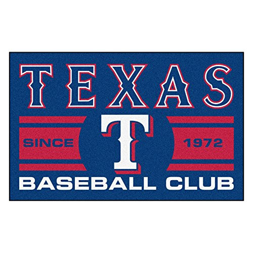 FANMATS 18486 Texas Rangers Baseball Club Starter Rug