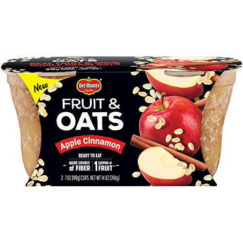 Del Monte Fruit  Oats Apple Cinnamon 14 oz pack of 2