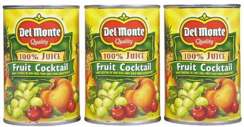 Del Monte Fruit Cocktail in 100 Juice 15 oz 3 pk