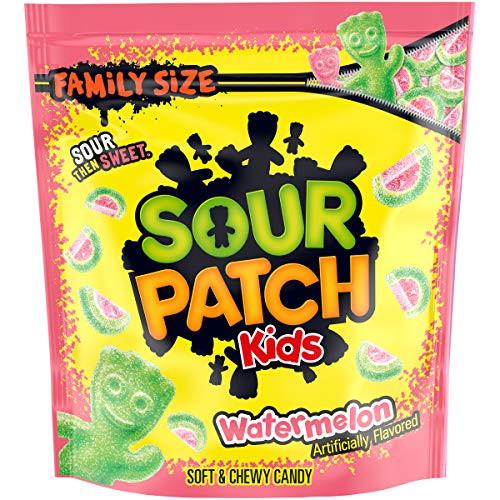 Sour Patch Kids Watermelon Candy Original Flavor 1 Family Size Bag 1 Lb 12 8 Oz 1Count