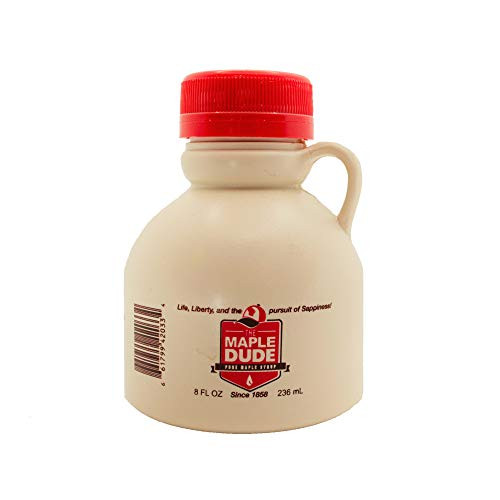 The Maple Dude  Pure Maple Syrup  Small 8oz  Half Pint