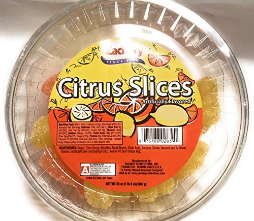 Zachary 24oz Jelly Tubs Citrus Slices